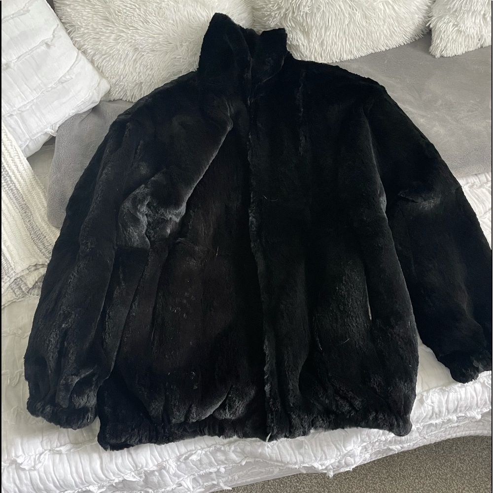 Black Fur Coat